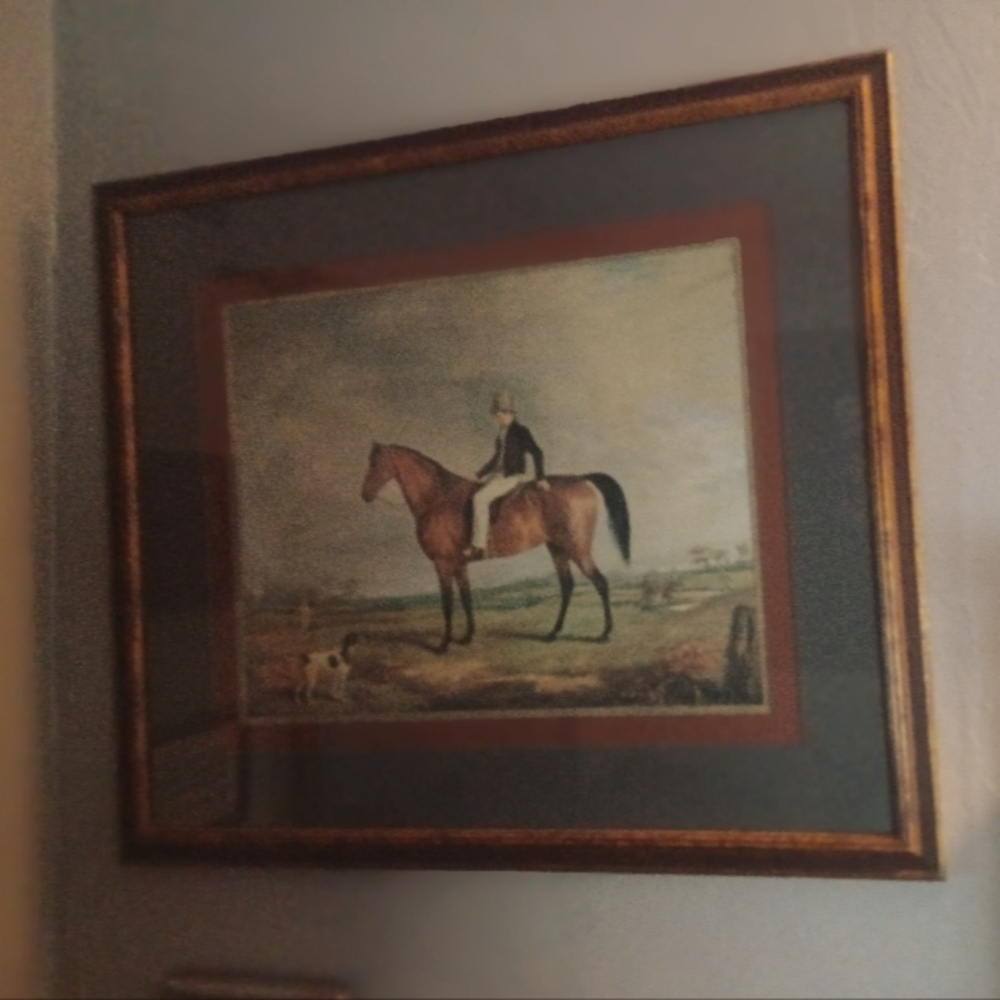 English Rider Painting